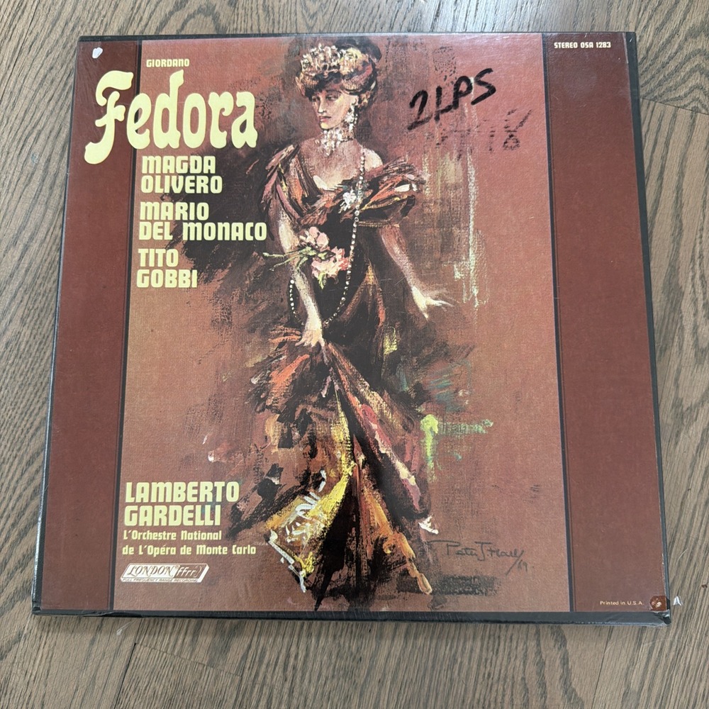 Giordano Fedora-Gardelli Original London Records 2 LP Box Set-New Sealed ENGLAND